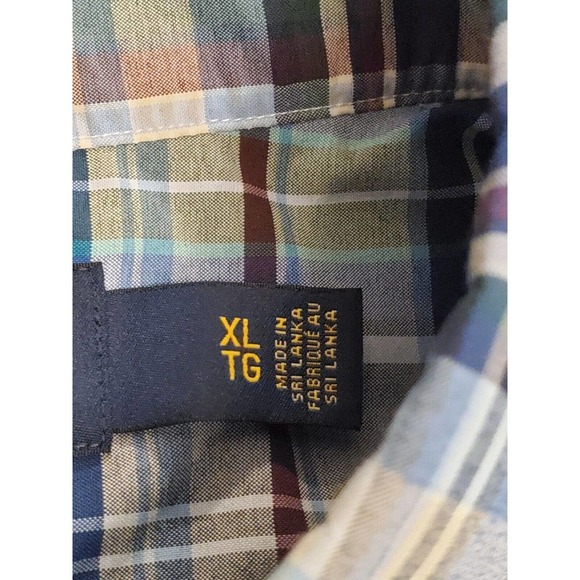 Polo Ralph Lauren Men Blue Polyester Collared Long Sleeve Buttons Down Shirt XL - Picture 9 of 11